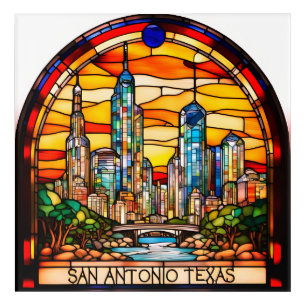 San Antonio Texas skyline Acrylic Print