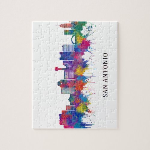 San Antonio Texas Skyline Jigsaw Puzzle