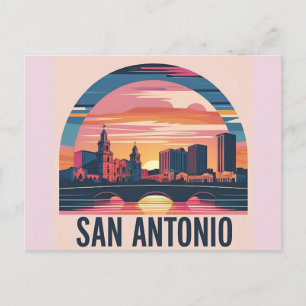 San Antonio Texas skyline Postcard