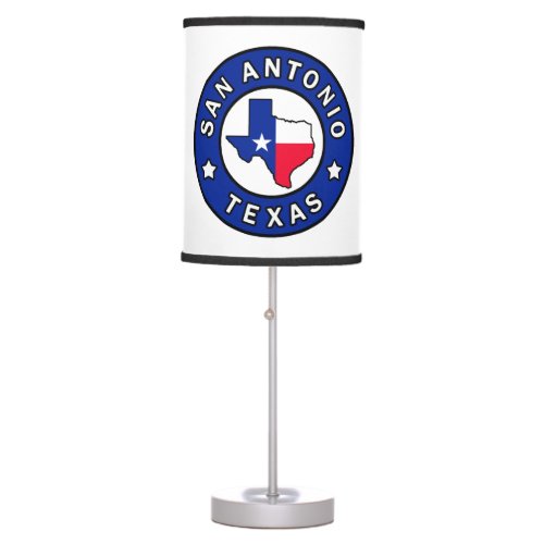 San Antonio Texas Table Lamp