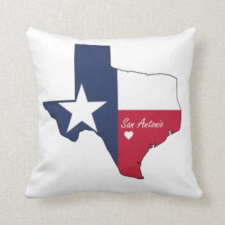San Antonio, Texas Throw Pillow