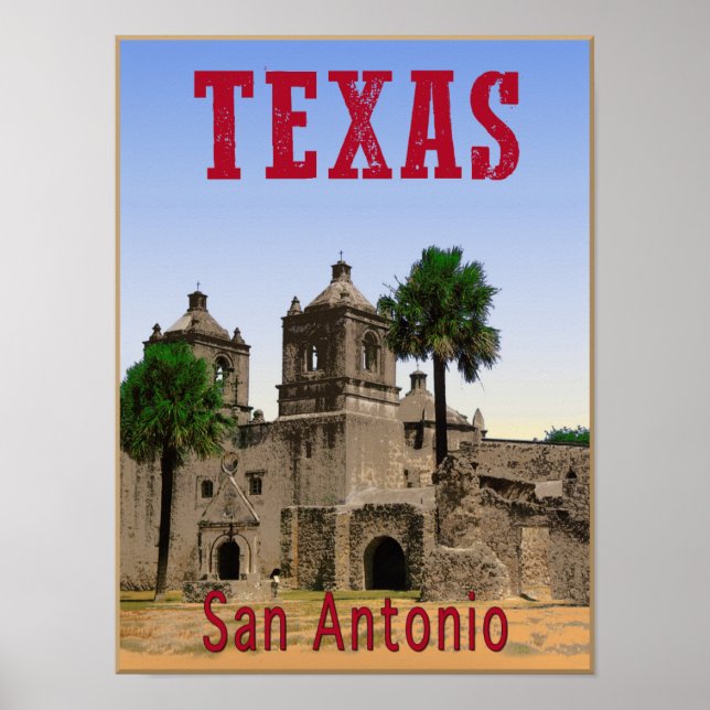 San Antonio, Texas travel poster (Front)