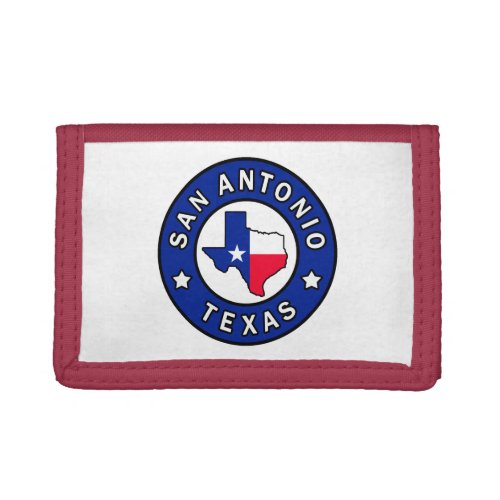 San Antonio Texas Trifold Wallet