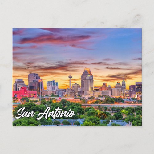 San Antonio Texas United States Postcard