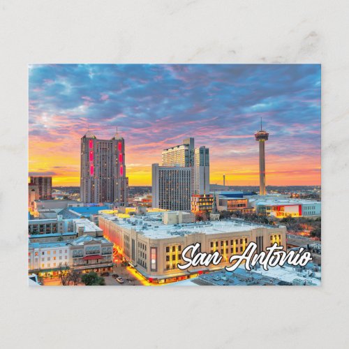 San Antonio Texas United States Postcard
