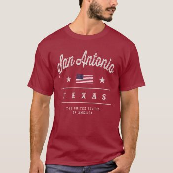 San Antonio Texas Usa T-shirt by digitalcult at Zazzle
