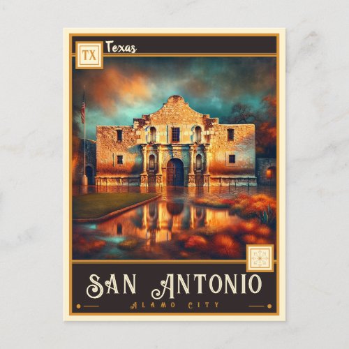 San Antonio Texas  Vintage Postcard