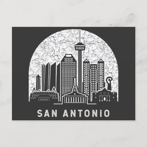 San Antonio Texas Vintage Postcard