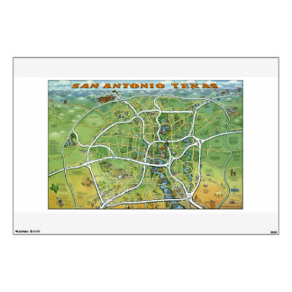 San Antonio Texas Wall Decal