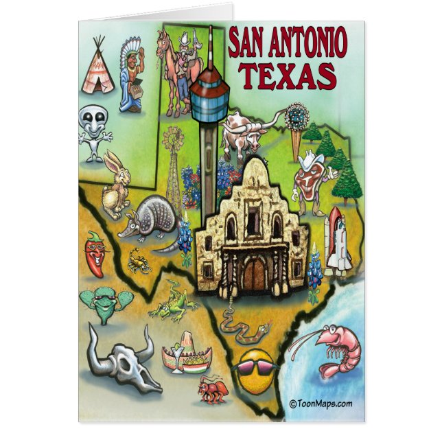 San Antonio TX Cards (Front)