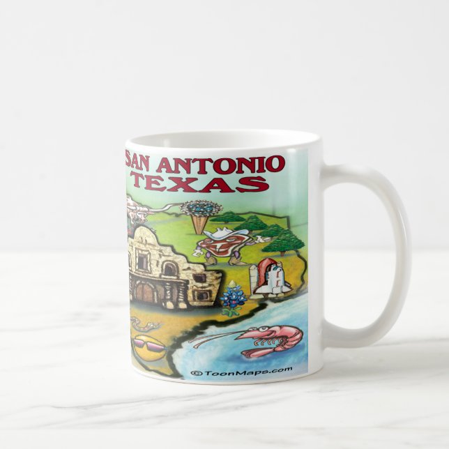 San Antonio TX Coffee Mug (Right)