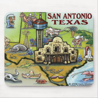 San Antonio TX Mouse Pad