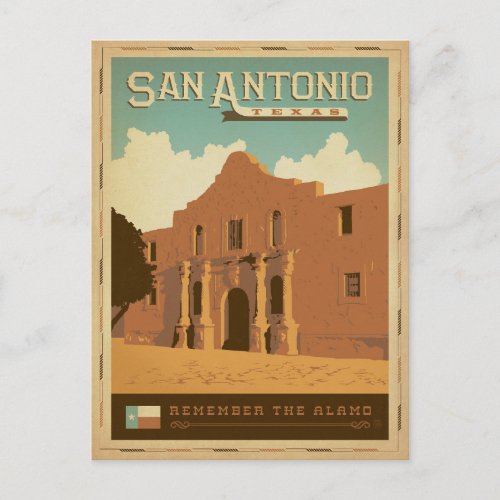 San Antonio TX Postcard