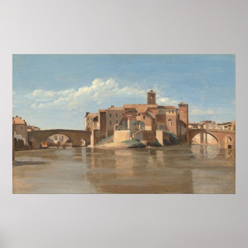 San Bartolomeo _ Jean_Baptiste_ Corot Fine Art Poster