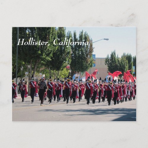 San Benito High School Homecoming Parade Postcard