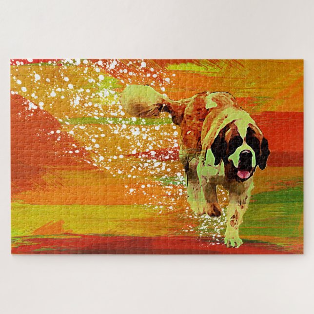 San bernard Pass Acrylic Wall Art Jigsaw Puzzle (Horizontal)