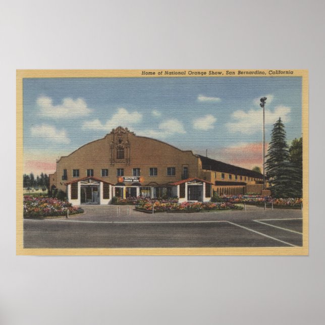 San Bernardino, CA - Home of the National Orange Poster (Front)