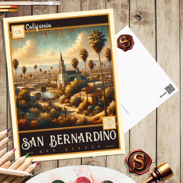 San Bernardino, California | Vintage Postcard (Creator Uploaded)