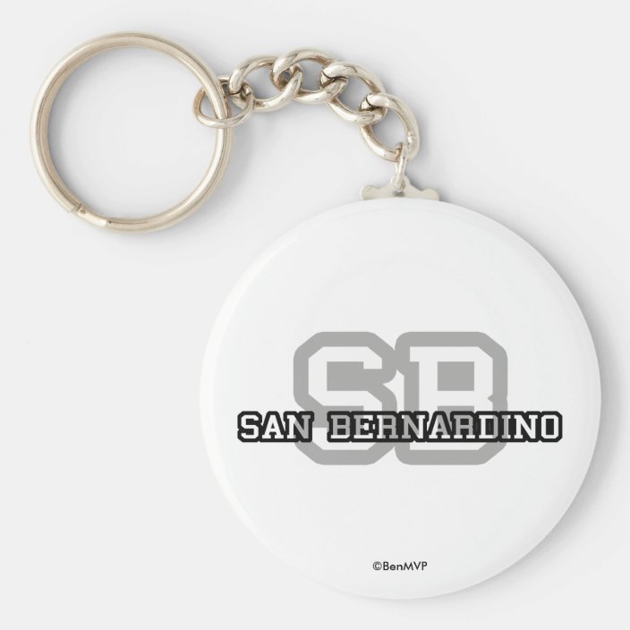 San Bernardino Keychain