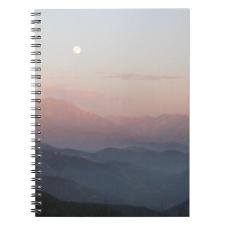 San Bernardino Mountain Moonrise Notebook