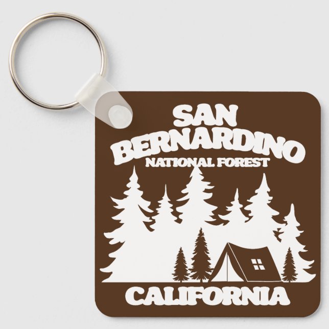San Bernardino National Forest Keychain (Front)