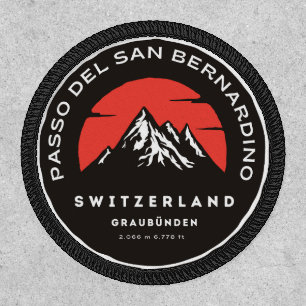 San Bernardino Pass swiss apls nature outdoor trip Patch