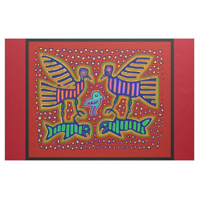 San Blas Island Kuna Mola Designer Fabric (Yard)