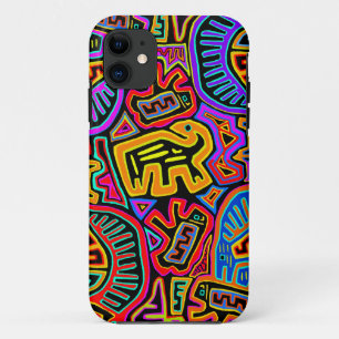 San Blas Island Mola Collage iPhone 11 Case