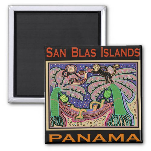 San Blas Islands Panama Mola Magnet