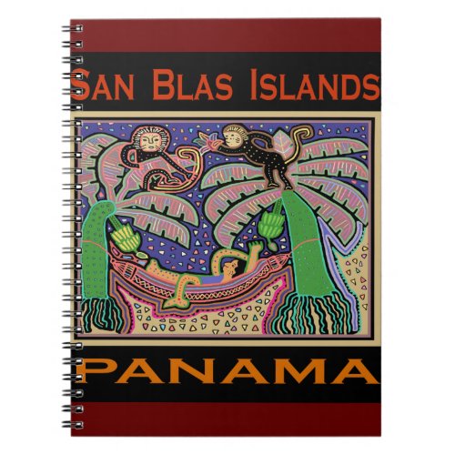 San Blas Islands Panama Mola Notebook