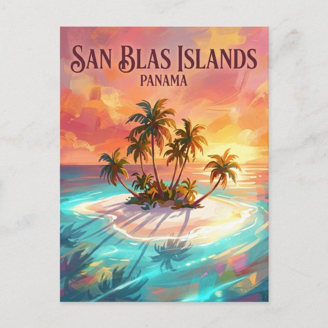 San Blas Islands Panama Postcard (Front)