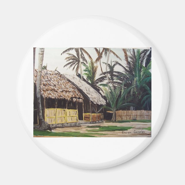 San Blas Islands, Panama WaterColor Magnet (Front)