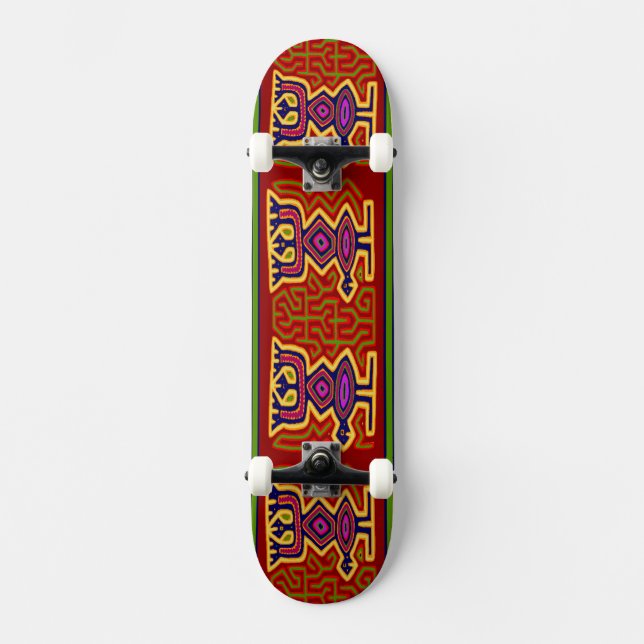 San Blas Tribal Skateboard Deck (Front)