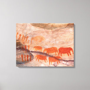 San, Bushman Rock Art, Cederberg Wilderness Canvas Print