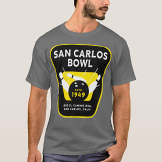 San Carlos Bowl - San Carlos, CA - Vintage Bowling T-Shirt