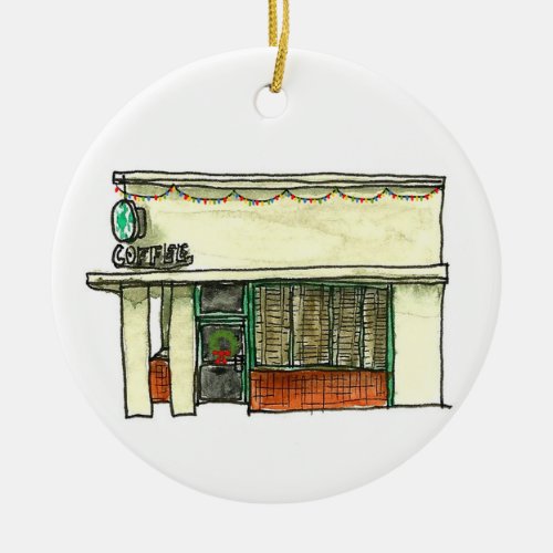 San Carlos California Ornament _ Coffee Shop