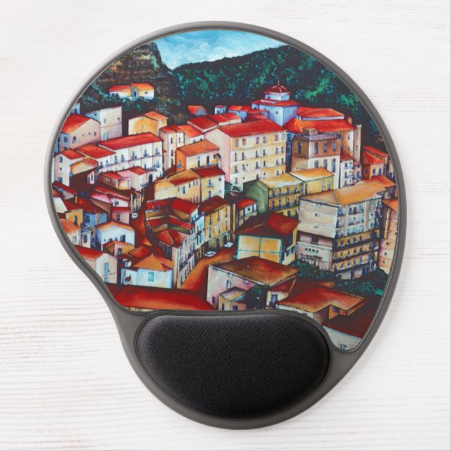 San Chirico, Italy Gel Mousepad (Front)