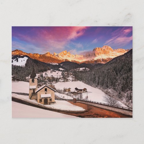 San Cipriano in winter Postcard
