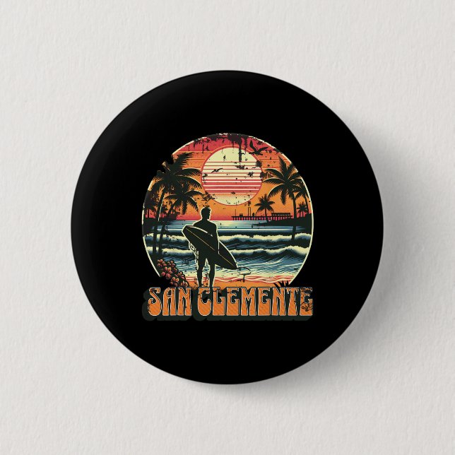 San Clemente _4  Button (Front)