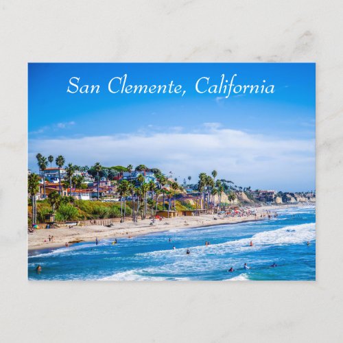 San Clemente Beach Postcard