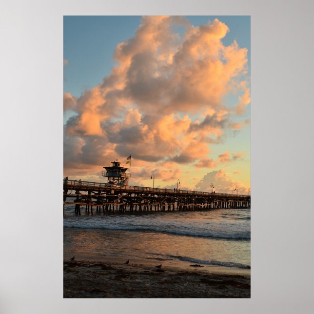 San Clemente California Pier Poster (Front)