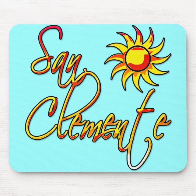 San Clemente Mouse Pad (Front)