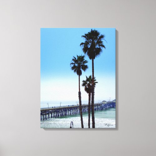 San Clemente Pier Canvas