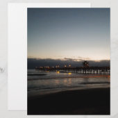 san clemente pier night time ocean california (Front/Back)