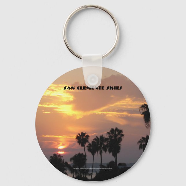 San Clemente Skies - Key Chain Oct. (Front)