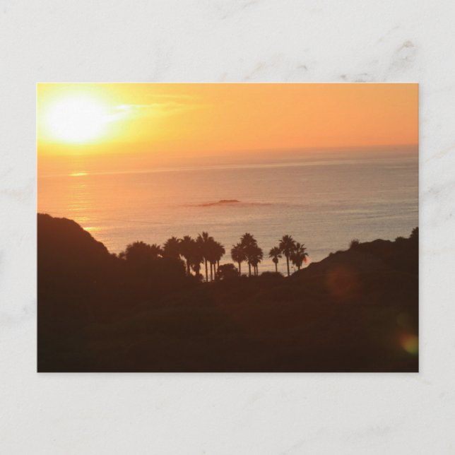 San Clemente Sunset Postcard (Front)