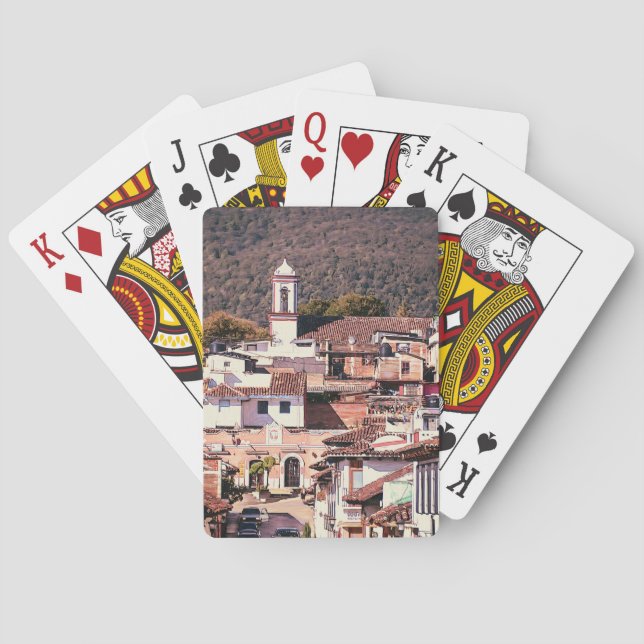 San Cristobal with Bell Tower Poker Cards (Back)