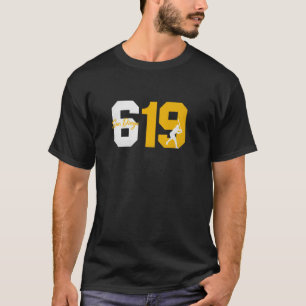 San Diego 619 Vintage 90's Baseball Player Silhoue T-Shirt