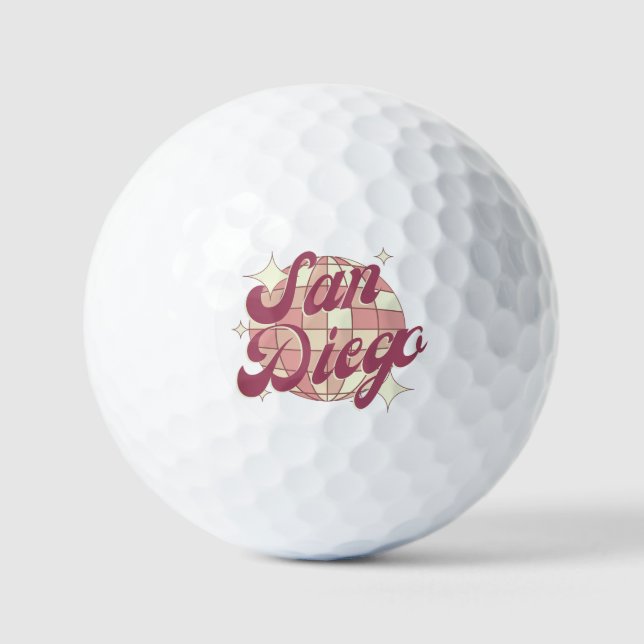 San Diego accessory golfing golfer  Golf Balls (Front)