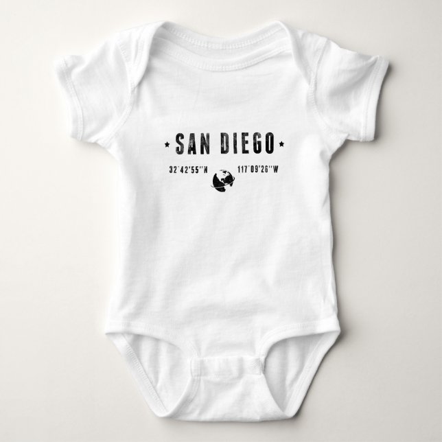 San Diego Baby Bodysuit (Front)